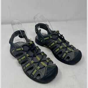 Khombu Youth 962653/Dillon Grey/Green Rugged Hiking Water Sandals - Size‎ 3